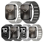 Bracelete Magnética em Aço Inoxidável Trançado em Forma de I, Para Apple Watch 46mm / 49mm / 45mm / 44mm, Para Apple Watch 42mm / 41mm / 40mm / 38mm
