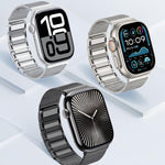 Bracelete Magnética em Aço Inoxidável Trançado em Forma de I, Para Apple Watch 46mm / 49mm / 45mm / 44mm, Para Apple Watch 42mm / 41mm / 40mm / 38mm