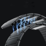 Bracelete Magnética em Aço Inoxidável Trançado em Forma de I, Para Apple Watch 46mm / 49mm / 45mm / 44mm, Para Apple Watch 42mm / 41mm / 40mm / 38mm