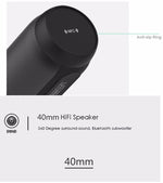 Coluna Estéreo HiFi Sem Fios LED Colorida BQ615 PRO, Combina Bluetooth + Leitor de Cartão TF + Rádio FM + AUX + NFC, BQ615 PRO