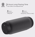 Coluna Estéreo HiFi Sem Fios LED Colorida BQ615 PRO, Combina Bluetooth + Leitor de Cartão TF + Rádio FM + AUX + NFC, BQ615 PRO