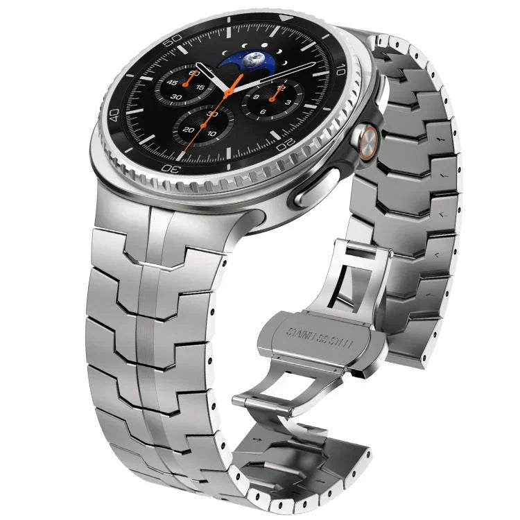 Butterfly Buckle Stainless Steel Watch Band, For Samsung Galaxy Watch8 / Watch8 Classic