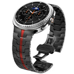 Butterfly Buckle Stainless Steel Watch Band, For Samsung Galaxy Watch8 / Watch8 Classic