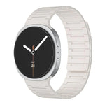 Pulseira de Relógio Magnética em Silicone Macio, Para Samsung Galaxy Watch8 / Watch8 Classic
