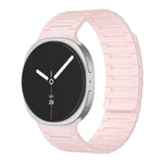 Pulseira de Relógio Magnética em Silicone Macio, Para Samsung Galaxy Watch8 / Watch8 Classic
