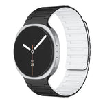 Pulseira de Relógio Magnética em Silicone Macio, Para Samsung Galaxy Watch8 / Watch8 Classic
