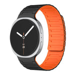 Pulseira de Relógio Magnética em Silicone Macio, Para Samsung Galaxy Watch8 / Watch8 Classic