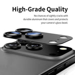 Película protetora de anel metálico para lente com cobertura total Kalebol Armor, para iPhone 17