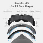 BOBOVR F3 Para Meta Quest 3 Máscara Facial de Substituição Almofada de Arrefecimento Almofada Facial para Headset VR, F3