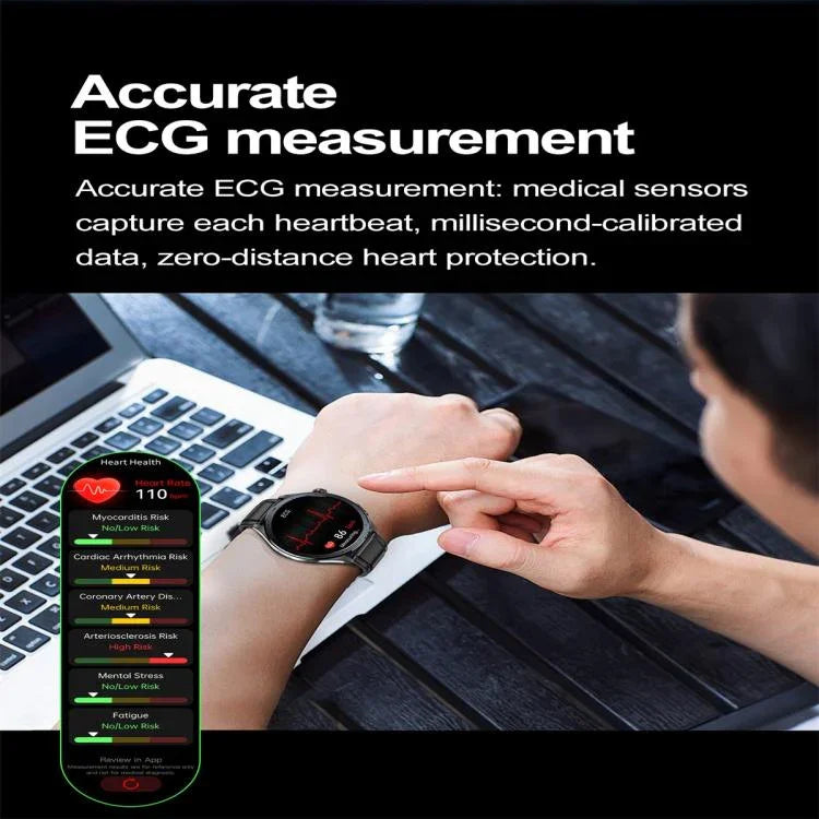 ET472 Relógio Inteligente com Ecrã a Cores de 1,53 polegadas e Pulseira de Silicone, Suporta Perguntas e Respostas Inteligentes AI-GPT