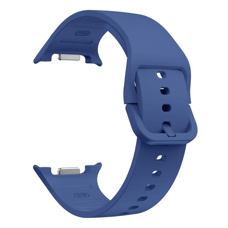 Pulseira de Relógio em Silicone de Cor Sólida e Lisa, Para Samsung Galaxy Watch8 / Watch8 Classic