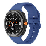 Pulseira de Relógio em Silicone de Cor Sólida e Lisa, Para Samsung Galaxy Watch8 / Watch8 Classic