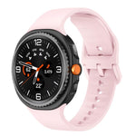 Pulseira de Relógio em Silicone de Cor Sólida e Lisa, Para Samsung Galaxy Watch8 / Watch8 Classic