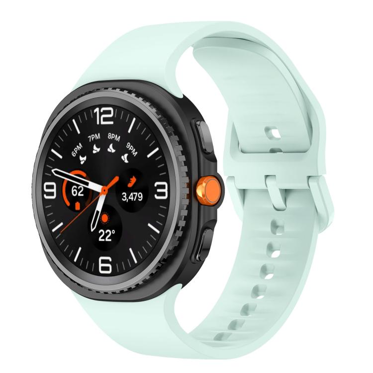 Pulseira de Relógio em Silicone de Cor Sólida e Lisa, Para Samsung Galaxy Watch8 / Watch8 Classic
