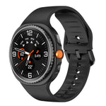 Pulseira de Relógio em Silicone de Cor Sólida e Lisa, Para Samsung Galaxy Watch8 / Watch8 Classic