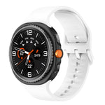 Pulseira de Relógio em Silicone de Cor Sólida e Lisa, Para Samsung Galaxy Watch8 / Watch8 Classic
