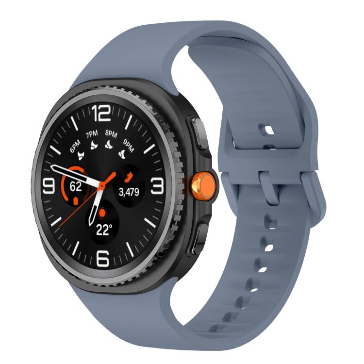 Pulseira de Relógio em Silicone de Cor Sólida e Lisa, Para Samsung Galaxy Watch8 / Watch8 Classic