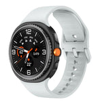 Pulseira de Relógio em Silicone de Cor Sólida e Lisa, Para Samsung Galaxy Watch8 / Watch8 Classic