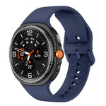 Pulseira de Relógio em Silicone de Cor Sólida e Lisa, Para Samsung Galaxy Watch8 / Watch8 Classic