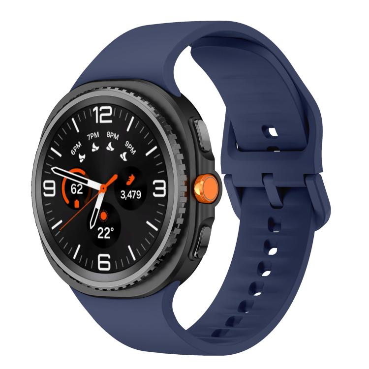Pulseira de Relógio em Silicone de Cor Sólida e Lisa, Para Samsung Galaxy Watch8 / Watch8 Classic