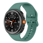 Pulseira de Relógio em Silicone de Cor Sólida e Lisa, Para Samsung Galaxy Watch8 / Watch8 Classic