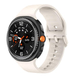 Pulseira de Relógio em Silicone de Cor Sólida e Lisa, Para Samsung Galaxy Watch8 / Watch8 Classic