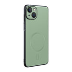 Capa para telemóvel em pele lisa com MagSafe e proteção anti-impactos, Para iPhone 15, Para iPhone 14 Plus, Para iPhone 14, Para iPhone 14 Pro, Para iPhone 14 Pro Max, Para iPhone 13 Pro Max, Para iPhone 13 Pro, Para iPhone 13