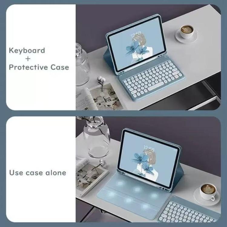 Capa com Teclado Bluetooth Magnético para Tablet, Para iPad Air 11, Para iPad Air 6/7 11, Para iPad Air 4/5 10.9