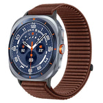 Woven Nylon Hook And Loop Fastener Metal Interface Watch Band, For Samsung Galaxy Watch Ultra 47mm / Ultra 2025