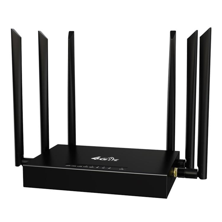 ED128-L Roteador Industrial WiFi 4G LTE 300Mbps para Escritório em Casa com Cartão SIM, Versão Americana, Ficha EUA, Ficha UE