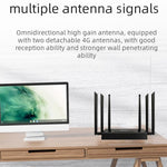 ED128-L Roteador Industrial WiFi 4G LTE 300Mbps para Escritório em Casa com Cartão SIM, Versão Americana, Ficha EUA, Ficha UE