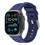 Bracelete em Silicone Bicolor com Textura de Pneu, Para Apple Watch 46mm / 49mm / 45mm / 44mm, Para Apple Watch 42mm / 41mm / 40mm / 38mm