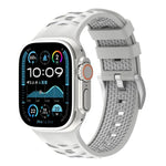 Bracelete em Silicone Bicolor com Textura de Pneu, Para Apple Watch 46mm / 49mm / 45mm / 44mm, Para Apple Watch 42mm / 41mm / 40mm / 38mm