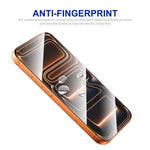5pcs ENKAY Cola Espessada Sem Borda Branca Filme de Vidro Temperado de Alumínio-Silício, Para iPhone 17 Pro Max, Para iPhone 17 Pro, Para iPhone 17, Para iPhone Air