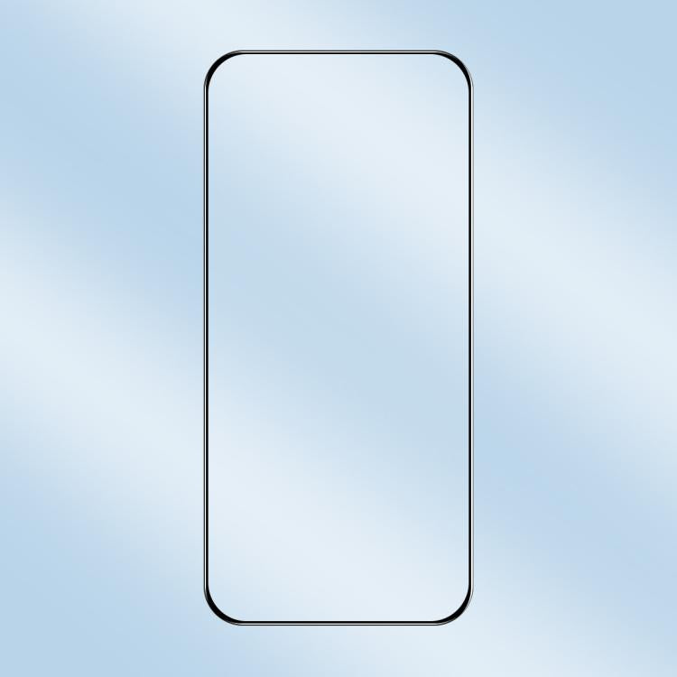 5pcs ENKAY Cola Espessada Sem Borda Branca Filme de Vidro Temperado de Alumínio-Silício, Para iPhone 17 Pro Max, Para iPhone 17 Pro, Para iPhone 17, Para iPhone Air