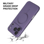 Capa para telemóvel em TPU mate ENKAY com MagSafe e película para lente, Para iPhone 17 Pro Max, Para iPhone 17 Pro, Para iPhone 17, Para iPhone Air