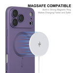 Capa para telemóvel em TPU mate ENKAY com MagSafe e película para lente, Para iPhone 17 Pro Max, Para iPhone 17 Pro, Para iPhone 17, Para iPhone Air
