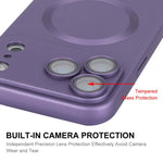 Capa para telemóvel em TPU mate ENKAY com MagSafe e película para lente, Para iPhone 17 Pro Max, Para iPhone 17 Pro, Para iPhone 17, Para iPhone Air