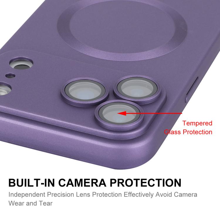 Capa para telemóvel em TPU mate ENKAY com MagSafe e película para lente, Para iPhone 17 Pro Max, Para iPhone 17 Pro, Para iPhone 17, Para iPhone Air