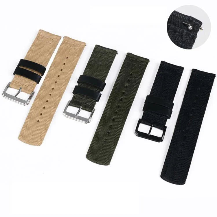 Bracelete em Nylon de Lona Trançada com Fivela de Libertação Rápida, Para Apple Watch 46mm / 49mm / 45mm / 44mm, Para Apple Watch 42mm / 41mm / 40mm / 38mm