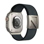 Bracelete em Nylon Bicolor com Fecho Magnético em Forma de Z, Para Apple Watch 46mm / 49mm / 45mm / 44mm, Para Apple Watch 42mm / 41mm / 40mm / 38mm