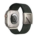 Bracelete em Nylon Bicolor com Fecho Magnético em Forma de Z, Para Apple Watch 46mm / 49mm / 45mm / 44mm, Para Apple Watch 42mm / 41mm / 40mm / 38mm