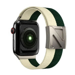 Bracelete em Nylon Bicolor com Fecho Magnético em Forma de Z, Para Apple Watch 46mm / 49mm / 45mm / 44mm, Para Apple Watch 42mm / 41mm / 40mm / 38mm