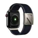 Bracelete em Nylon Bicolor com Fecho Magnético em Forma de Z, Para Apple Watch 46mm / 49mm / 45mm / 44mm, Para Apple Watch 42mm / 41mm / 40mm / 38mm