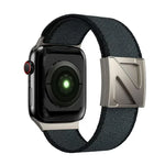 Bracelete em Nylon Bicolor com Fecho Magnético em Forma de Z, Para Apple Watch 46mm / 49mm / 45mm / 44mm, Para Apple Watch 42mm / 41mm / 40mm / 38mm