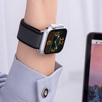 Bracelete em Nylon Bicolor com Fecho Magnético em Forma de Z, Para Apple Watch 46mm / 49mm / 45mm / 44mm, Para Apple Watch 42mm / 41mm / 40mm / 38mm