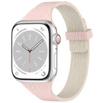 Pulseira de Relógio em Silicone com Fecho Magnético e Textura de Grão de Madeira Água Pequena, para Apple Watch 46mm / 49mm / 45mm / 44mm, para Apple Watch 42mm / 41mm / 40mm / 38mm