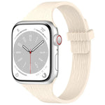 Pulseira de Relógio em Silicone com Fecho Magnético e Textura de Grão de Madeira Água Pequena, para Apple Watch 46mm / 49mm / 45mm / 44mm, para Apple Watch 42mm / 41mm / 40mm / 38mm