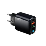 Carregador Compatível com Protocolo Completo GaN 45W PD3.0 + QC3.0 para Portáteis / Tablets, Ficha UE, Ficha UE