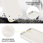 Capa para telemóvel em silicone líquido magnético com animação pop-up e nylon imitação, com tira transversal, Para iPhone 17 Pro Max, Para iPhone 17 Pro, Para iPhone 17